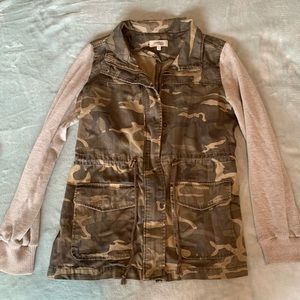 Charlotte Russe Camouflage Jacket Size Small